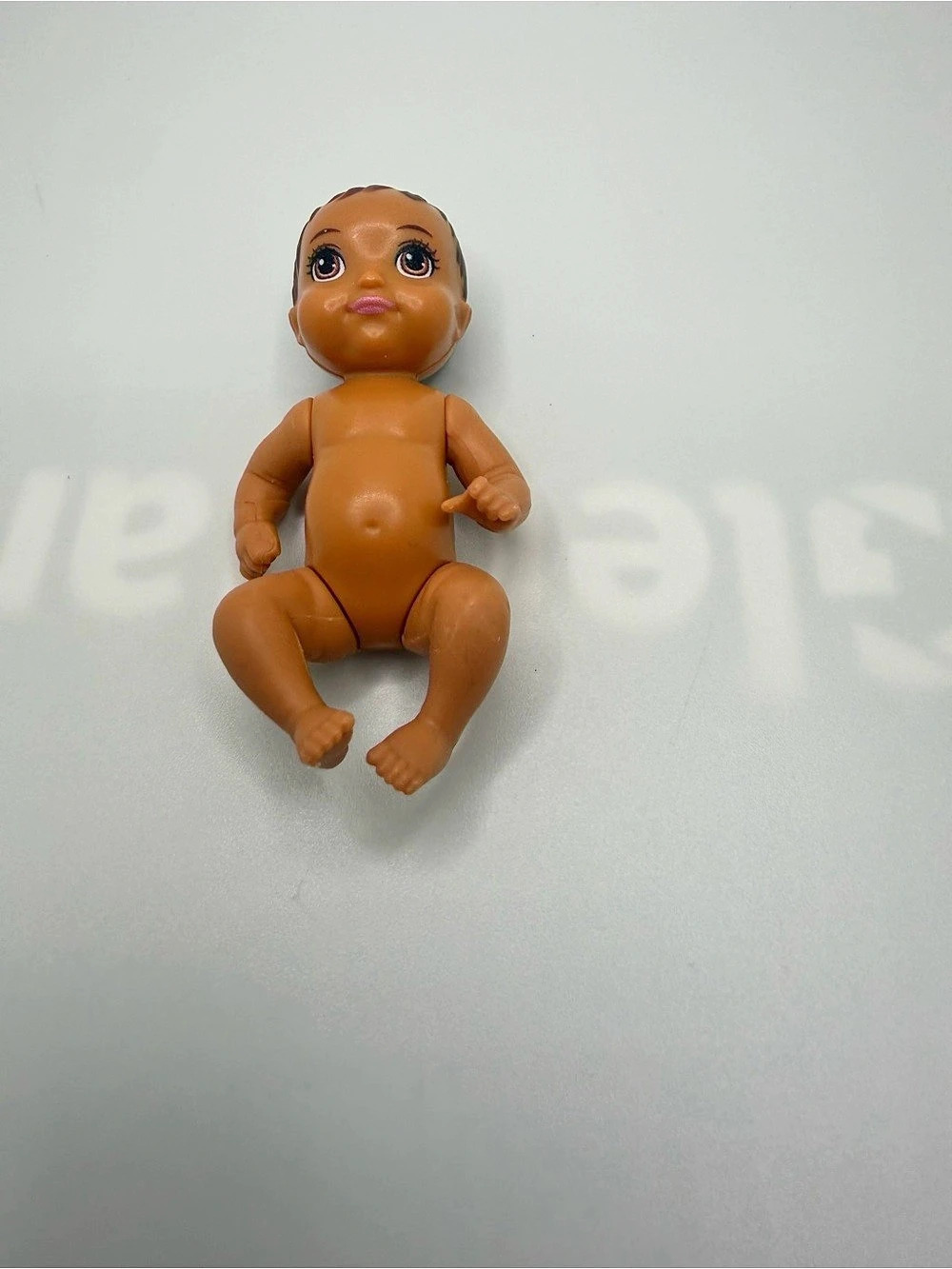 Barbie doll baby brown hair toy figure